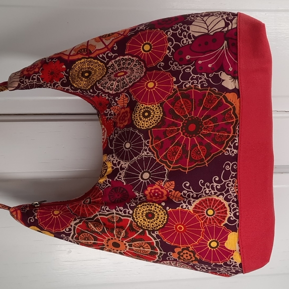 Fabric Lightweight Floral Handmade Cotton Shoulder Purse Bag Tote Carry All - Picture 2 of 14